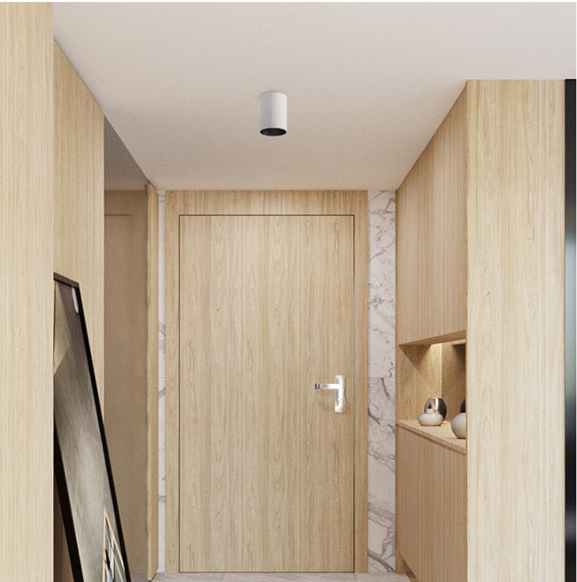 Round Dimmable Surface Mounted LED Downlights 7W 9W 12W 15W COB LED Ceiling Spot Lights AC110-220V LED Lamp Indoor Lighting