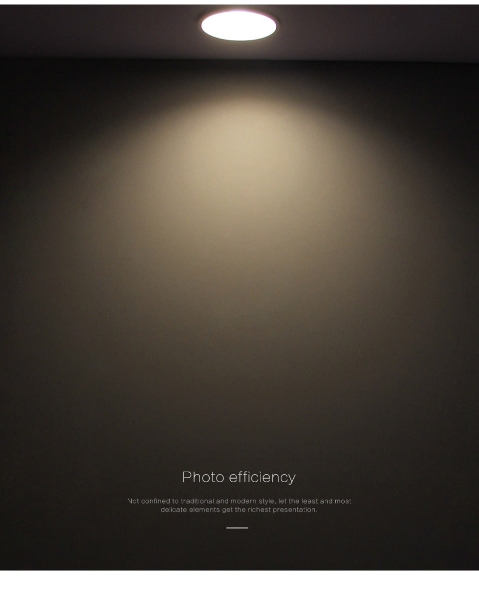 Aisilan LED Downlight Narrow Border soften light home lighting Embedded high lumen Ceiling Lamp high brightness spot light