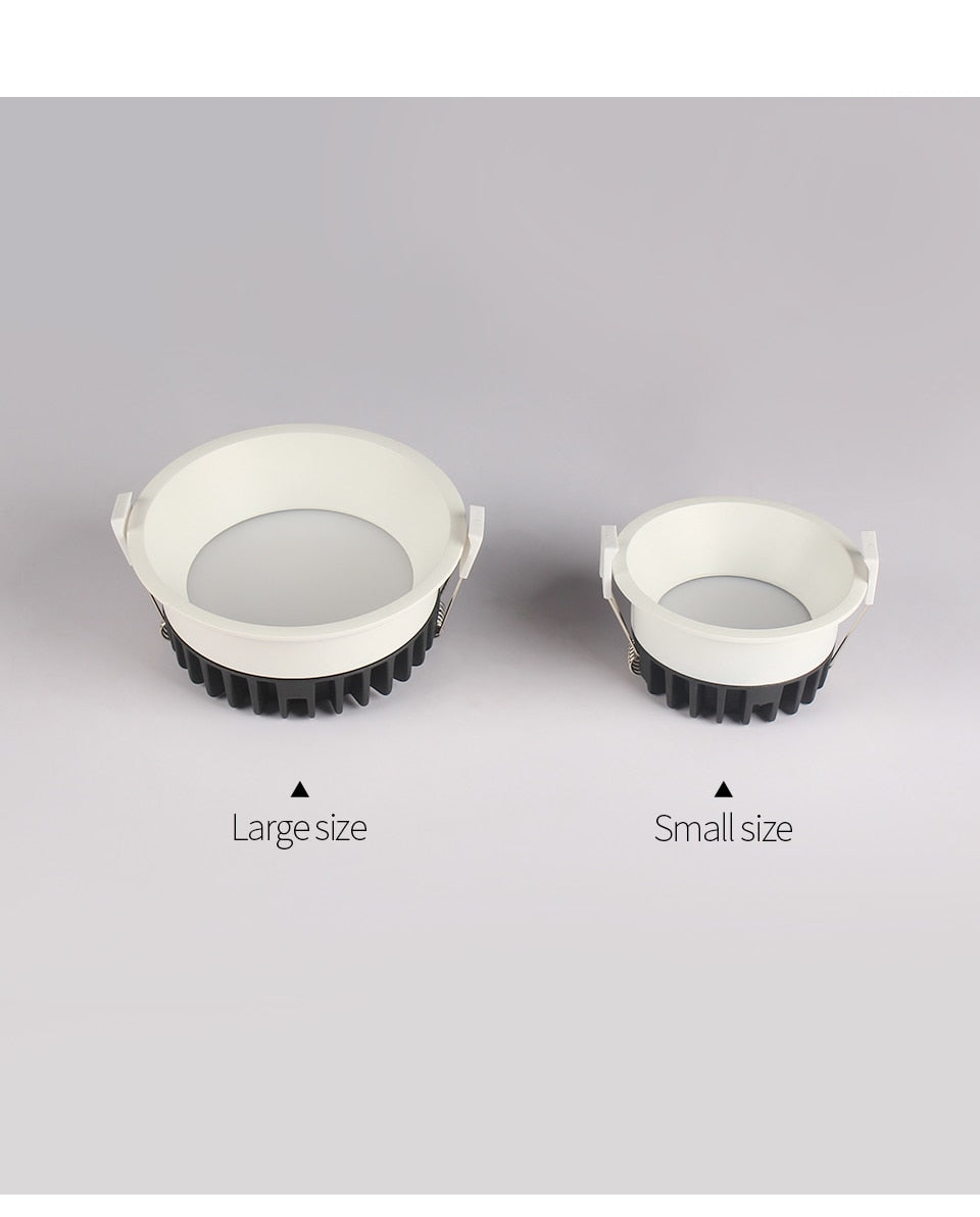 Aisilan LED Downlight Narrow Border soften light home lighting Embedded high lumen Ceiling Lamp high brightness spot light