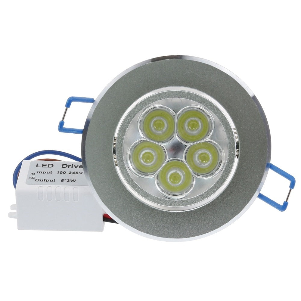 Led downlight LED spot light For Home Living Room 15W led lamp+ drive