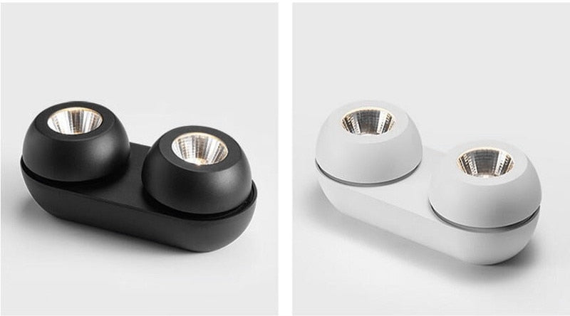 Folding Rotating Dimmable COB LED Downlights 9W 12W 24W 36W LED Ceiling Spot Lights AC85-265V LED Ceiling Lamps Indoor Lighting