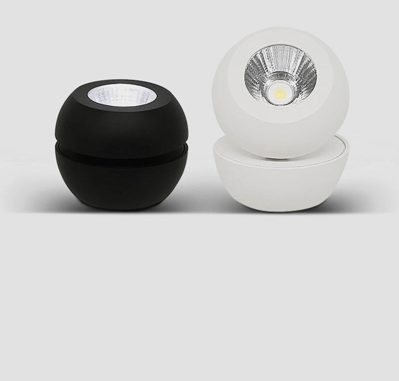 Folding Rotating Dimmable COB LED Downlights 9W 12W 24W 36W LED Ceiling Spot Lights AC85-265V LED Ceiling Lamps Indoor Lighting