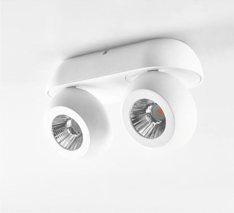 Folding Rotating Dimmable COB LED Downlights 9W 12W 24W 36W LED Ceiling Spot Lights AC85-265V LED Ceiling Lamps Indoor Lighting