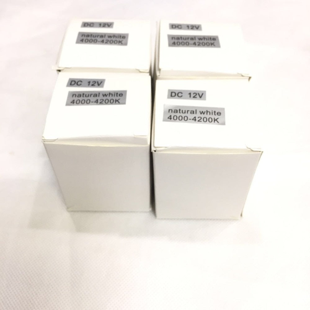 Ceiling lighting 10pcs/lot Led Mini Cabinet Downlights 3w Cut Size 34mm Ac85-265v White Frame Recessed Ceiling No Flicker