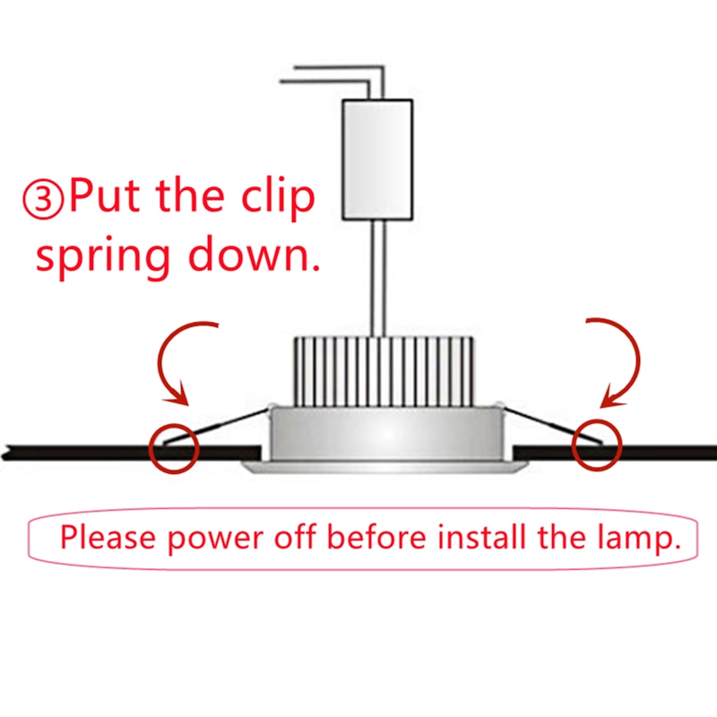 Super Bright Anti Glare Recessed Dimmable COB LED Downlights 7W 9W 12W LED Ceiling Spot Lights AC85~265V Background Lighting