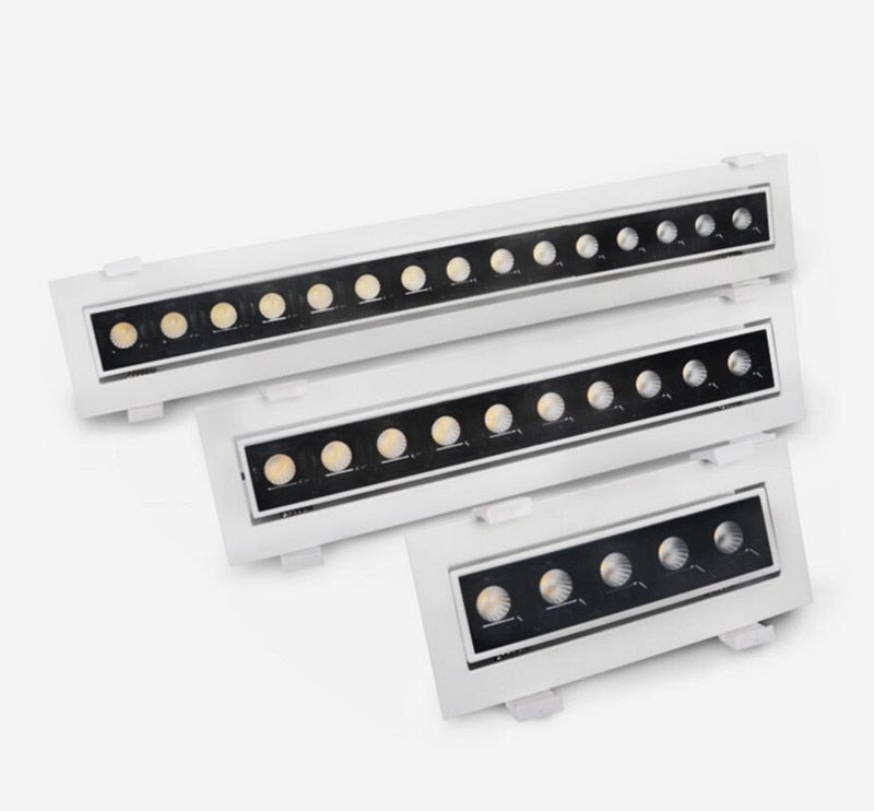 Recessed Square COB Dimmable LED Downlights 6W 10W 20W 30W LED Ceiling Spot Lights AC85V~265V LED Strip Lights Indoor Lighting