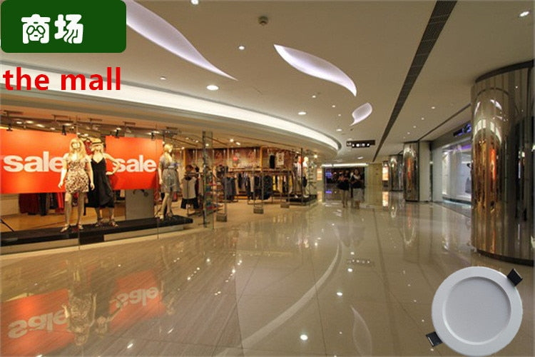 NEW 5W 9W 12W Dimmable Led downlight light Ceiling Spot Light 85-265V ceiling recessed lighting Indoor Lighting + LED driver