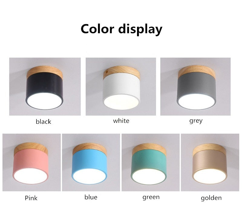 Dimmable LED Downlight 7W 15W Led Surface Mounted Ceiling Downlight for indoor bedroom Living Room aisle 110V 230V 240V