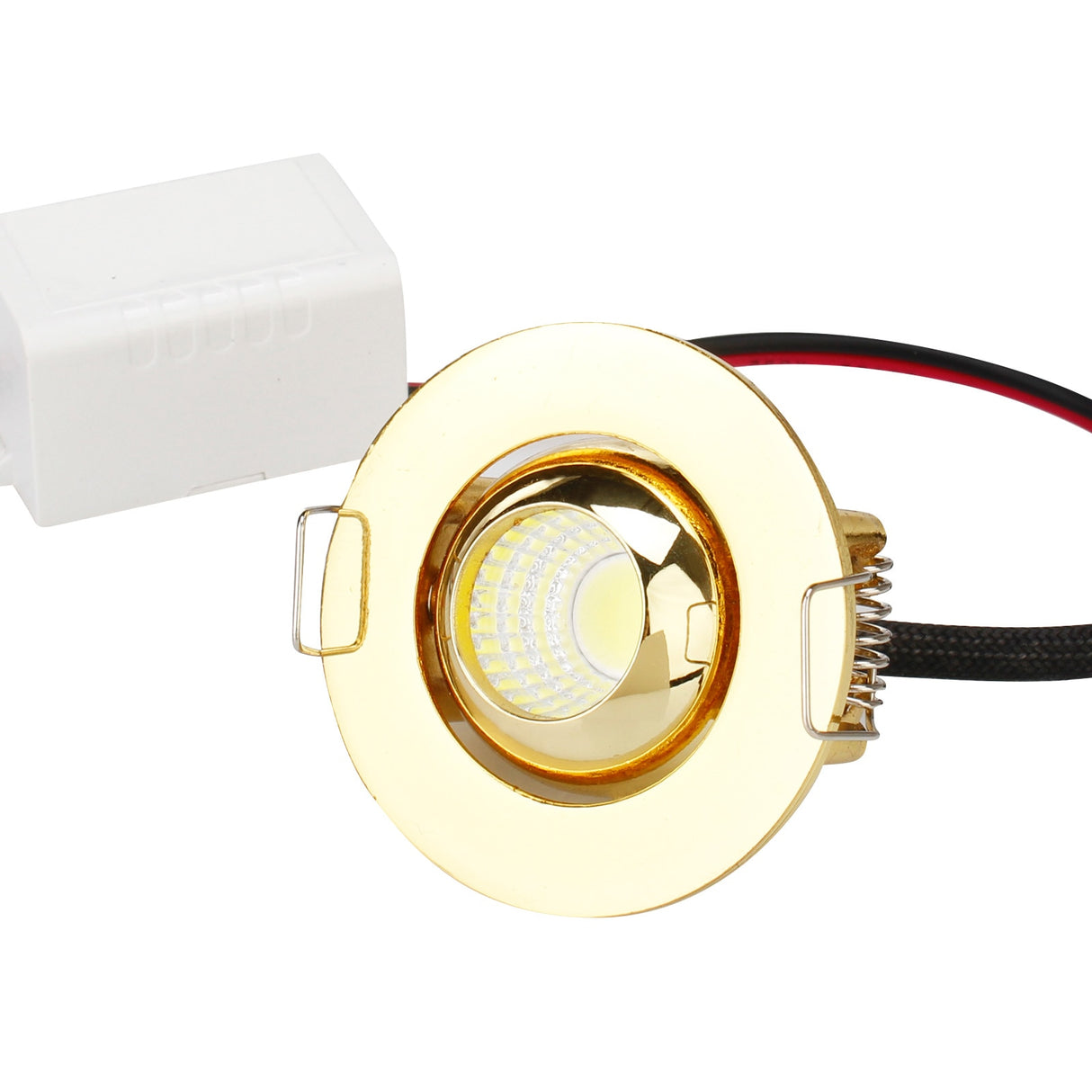 Round Mini LED Recessed Ceiling Downlight 3W LED Spot Light 110V 220V Cutout 47mm with Driver Replace 30W Halogen Lighting Lamp