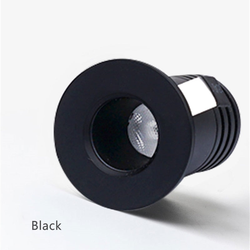 Mini Recessed LED Deep Anti-glare Downlight 3W Under Wine Cabinet Closet Cafe Bar Living Room Ceiling Spot Lighting With Driver