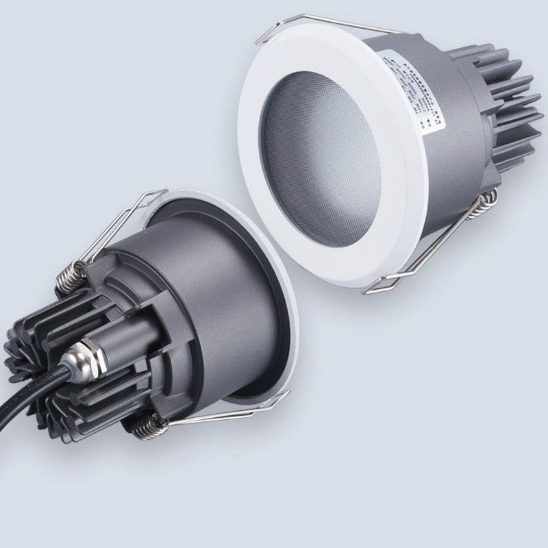 Round LED COB Downlight IP65 Recessed Led Ceiling Lamp Waterproof Spot Led 12W 16W Indoor Bathroom Balcony Light Fixture AC220V