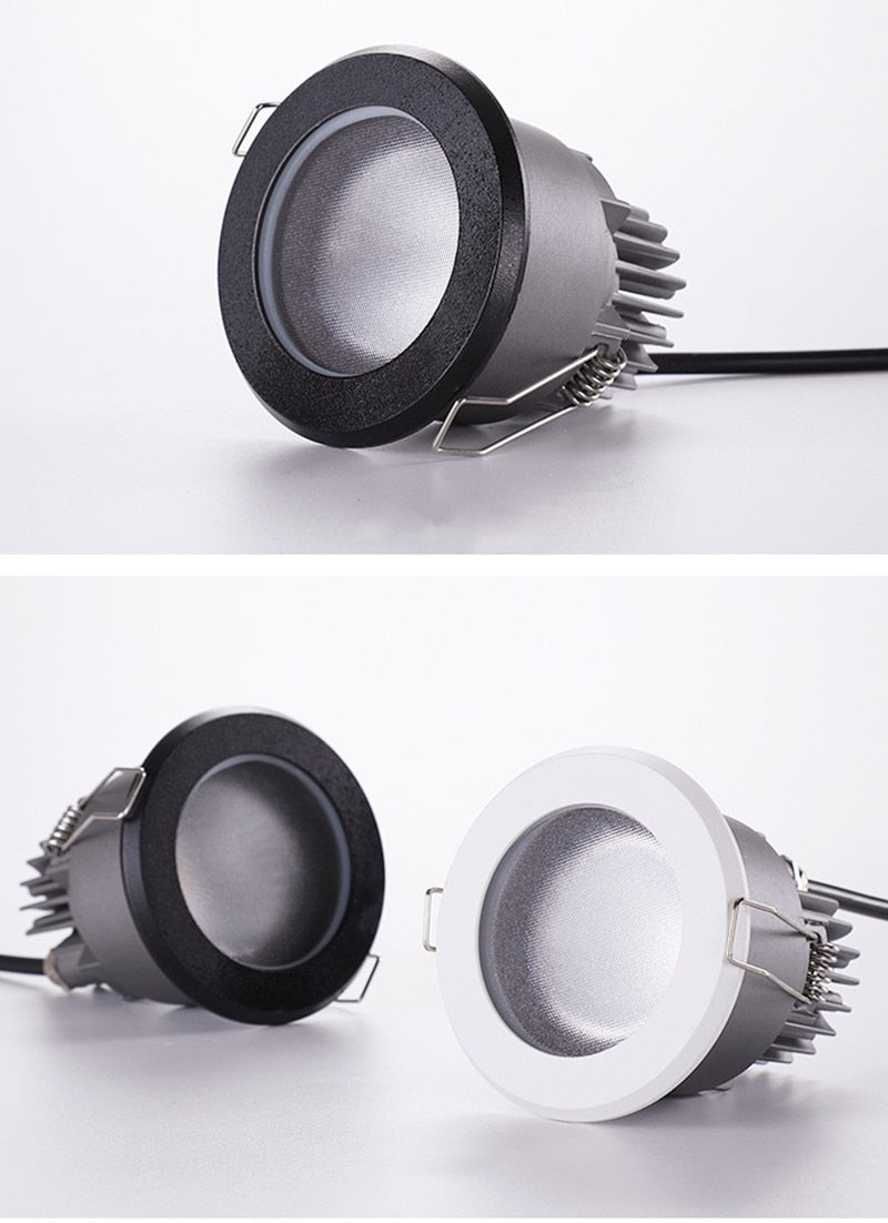 Round LED COB Downlight IP65 Recessed Led Ceiling Lamp Waterproof Spot Led 12W 16W Indoor Bathroom Balcony Light Fixture AC220V