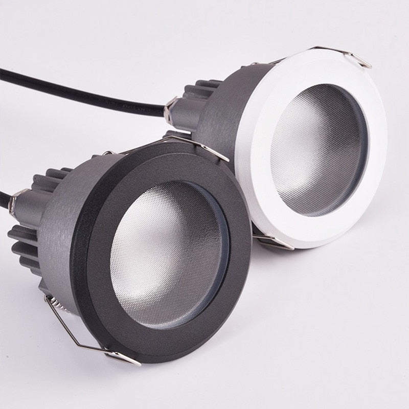 Round LED COB Downlight IP65 Recessed Led Ceiling Lamp Waterproof Spot Led 12W 16W Indoor Bathroom Balcony Light Fixture AC220V