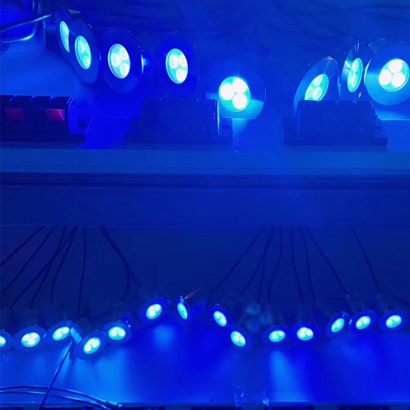 IP68 3W 12V 24V Outdoor Bathroom Swimming Pool Sauna Boat Lamp Aquarium Light Underwater Downlight Mini LED Spotlight