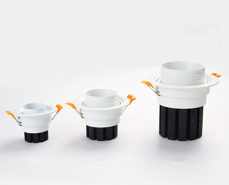 High Quality Dimmable Led Downlight beamangle 15 45 60 degree cob 8W 12W 20W led spot home indoor led down lights lighting