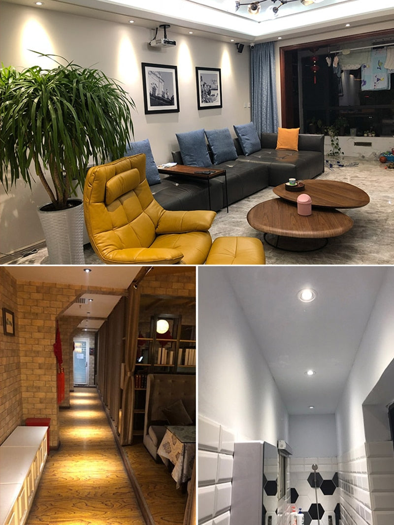 High Quality Dimmable Led Downlight beamangle 15 45 60 degree cob 8W 12W 20W led spot home indoor led down lights lighting