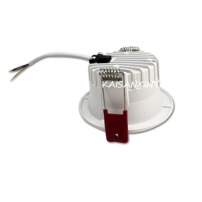 Anti-corrosion LED Downlight 6W Anti-Glare Led Ceiling Lamp LED Spot Lighting Bedroom Kitchen Led Recessed Three-color Lamp