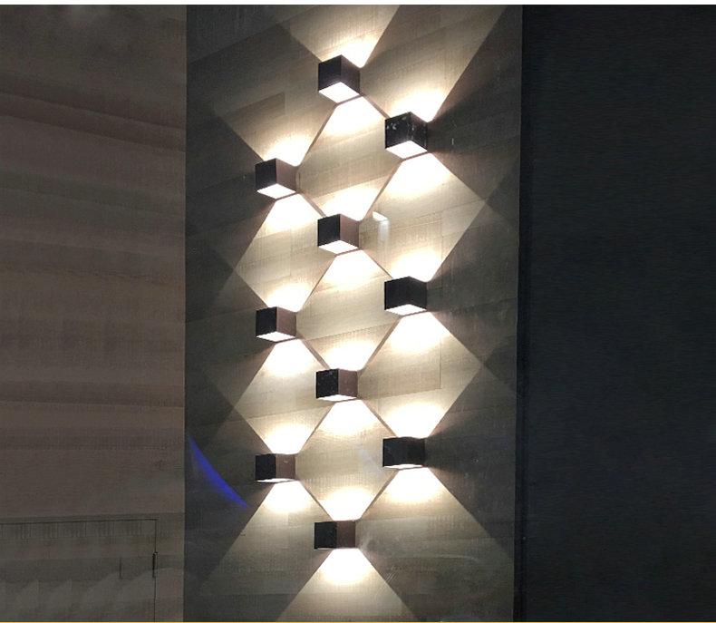 Waterproof Outdoor LED Wall light 6W 12W 15W COB High brightness Up and downlight wall sconce lighting fixture indoor decor