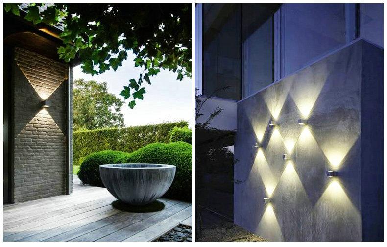 Waterproof Outdoor LED Wall light 6W 12W 15W COB High brightness Up and downlight wall sconce lighting fixture indoor decor