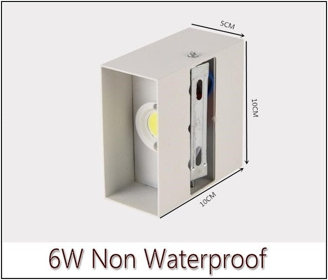 Waterproof Outdoor LED Wall light 6W 12W 15W COB High brightness Up and downlight wall sconce lighting fixture indoor decor