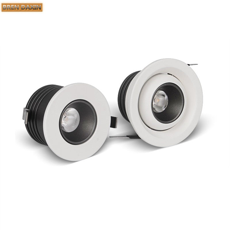 New Design CRI90 Dimmable Led Downlight Light 3W Round Recessed Ceiling Lamp AC 110V 220V Home Decor Indoor Spot Lighting 2021