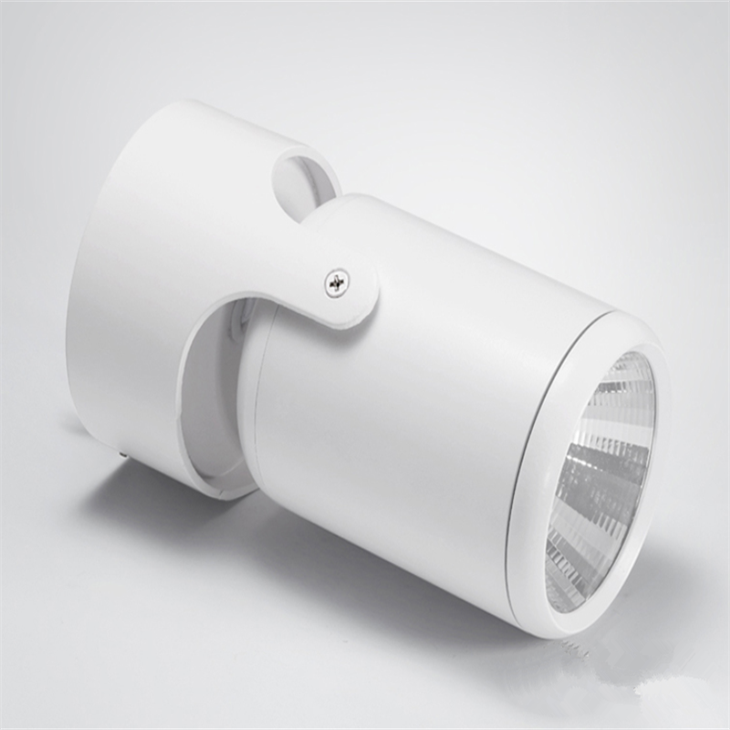 High quality dimmable Rotating LED Downlights Surface Mounted adjustment COB ac85-265V 10W 15W LED Ceiling Lamp Spot lights