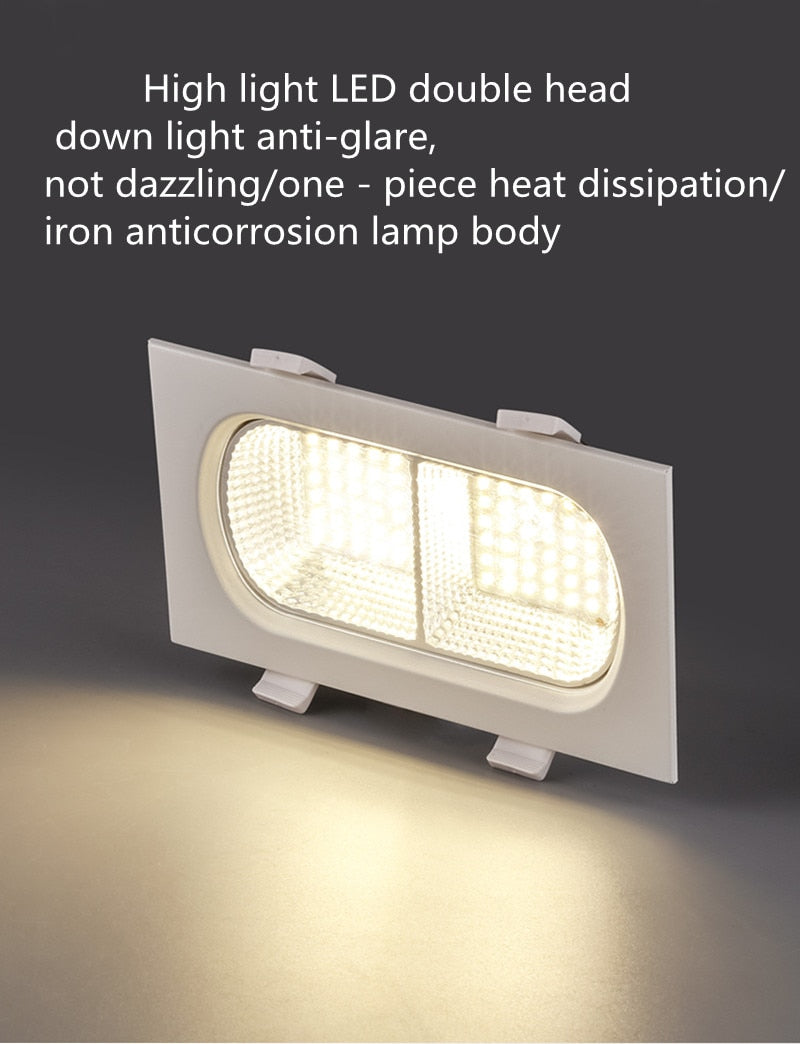 Anti-Glare Downlight LED Ceiling lamp 10W 14W Home Improvement Living Room Corridor Recessed 110-240V COB Spotlight