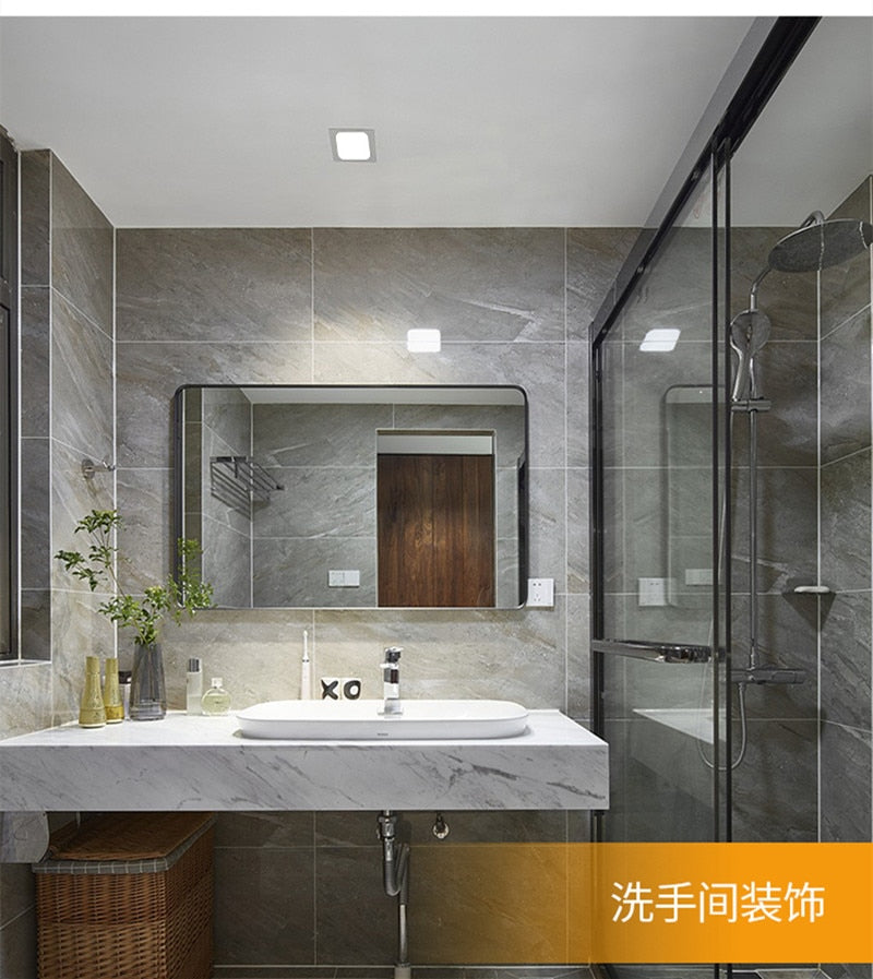 Anti-Glare Downlight LED Ceiling lamp 10W 14W Home Improvement Living Room Corridor Recessed 110-240V COB Spotlight