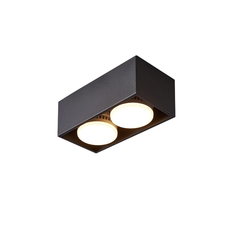 Surface mounted downlight living room no main light box ceiling light grille ceiling lamp aisle ceiling spotlight