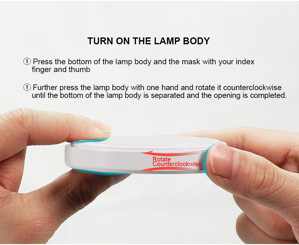 Ceiling Lighting LED Downlight AC 220V 3W 5W 7W LED Spot Light Temputer Ultra-thin Punch-free Ceiling Type Round Ring Lamp Home