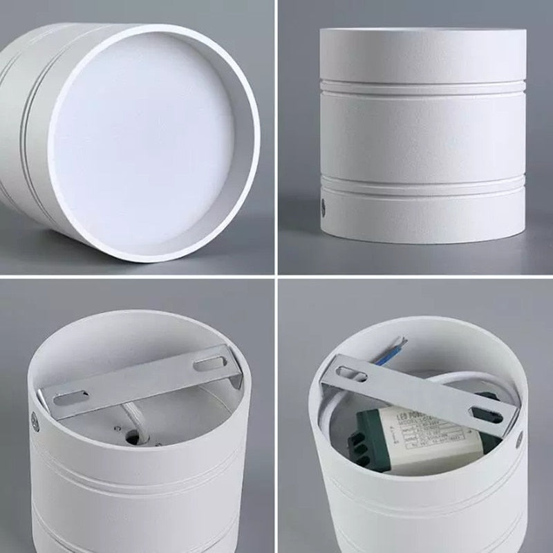 New style Dimmable LED Downlight 7W 10W 12W 15W 18W 20W LED Ceiling Spot Light AC110-220V No opening Ceiling lamp Cylinder