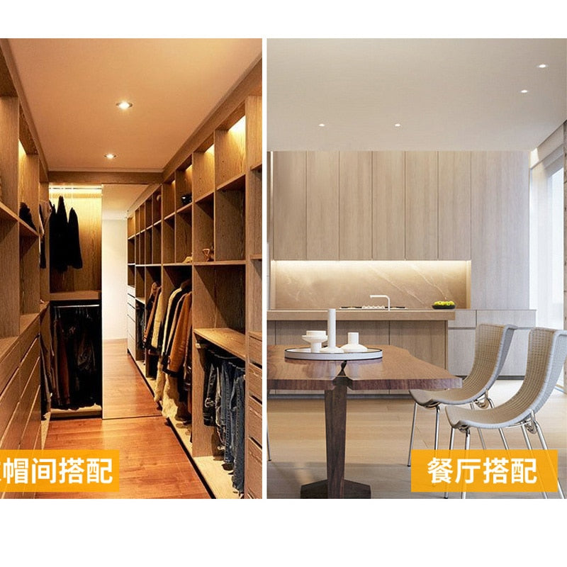 Dimmable LED Downlight 3W 5W Round COB Recessed Lamp AC85-265V Led Bulb Bedroom Kitchen Indoor LED Spot Lighting