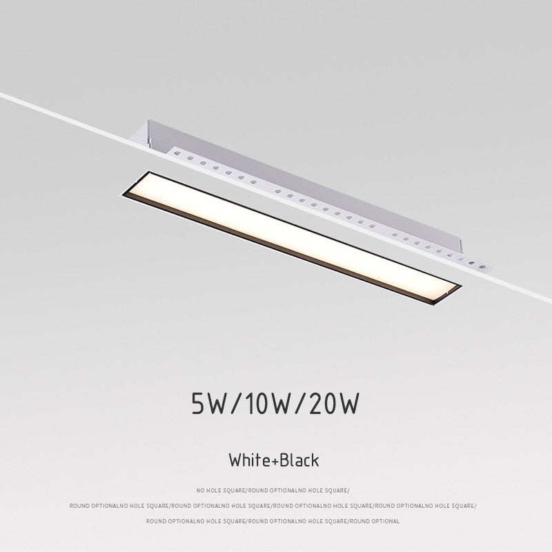 Led Magnetic spotlight floodlight Living Room Recessed downlight Ceiling Narrow edge Spotlight bedroom led ceiling light fixture