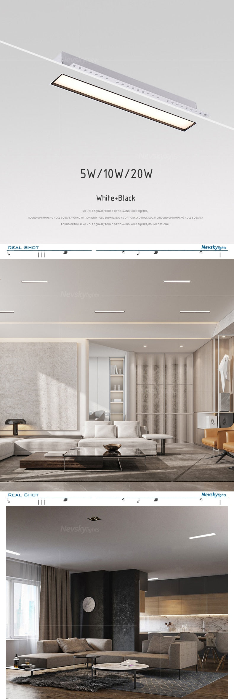 Led Magnetic spotlight floodlight Living Room Recessed downlight Ceiling Narrow edge Spotlight bedroom led ceiling light fixture