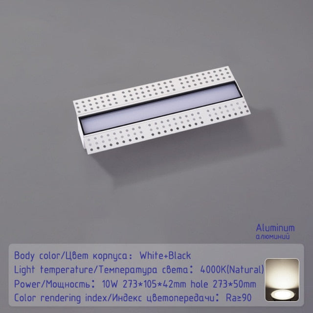 Led Magnetic spotlight floodlight Living Room Recessed downlight Ceiling Narrow edge Spotlight bedroom led ceiling light fixture