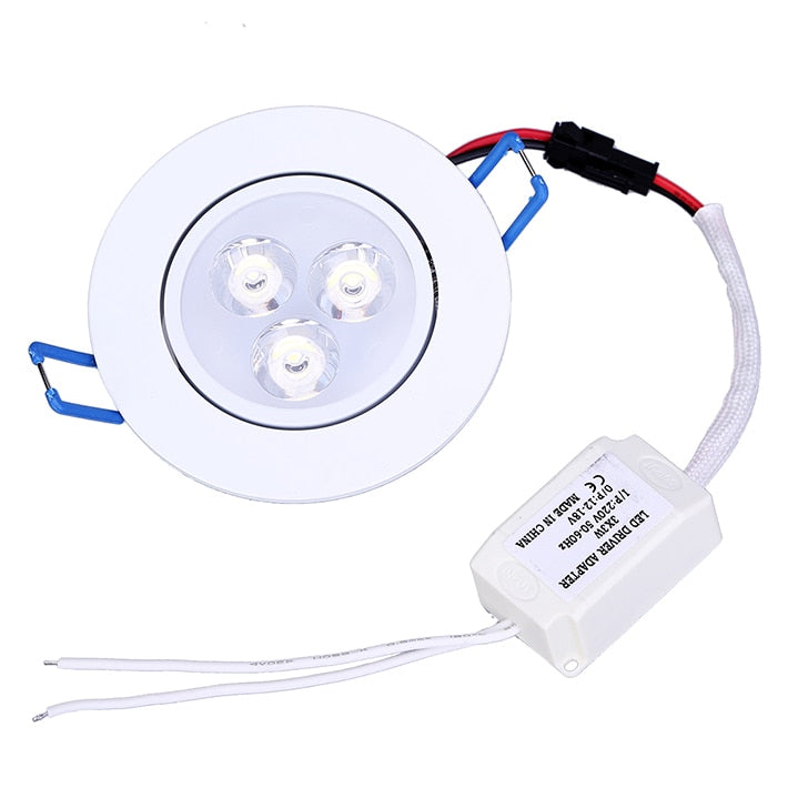 Super Bright Recessed LED Dimmable Downlight 9W 12W 15W 21W LED Spot light LED Recessed Ceiling Lamp AC 110V 220V AC85-265V