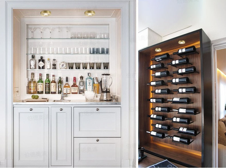 Ultra-thin Downlight Diameter 75mm 5W LED Spotlight Golden Black White Cabinet Light Corridor Surface Ceiling Lamp