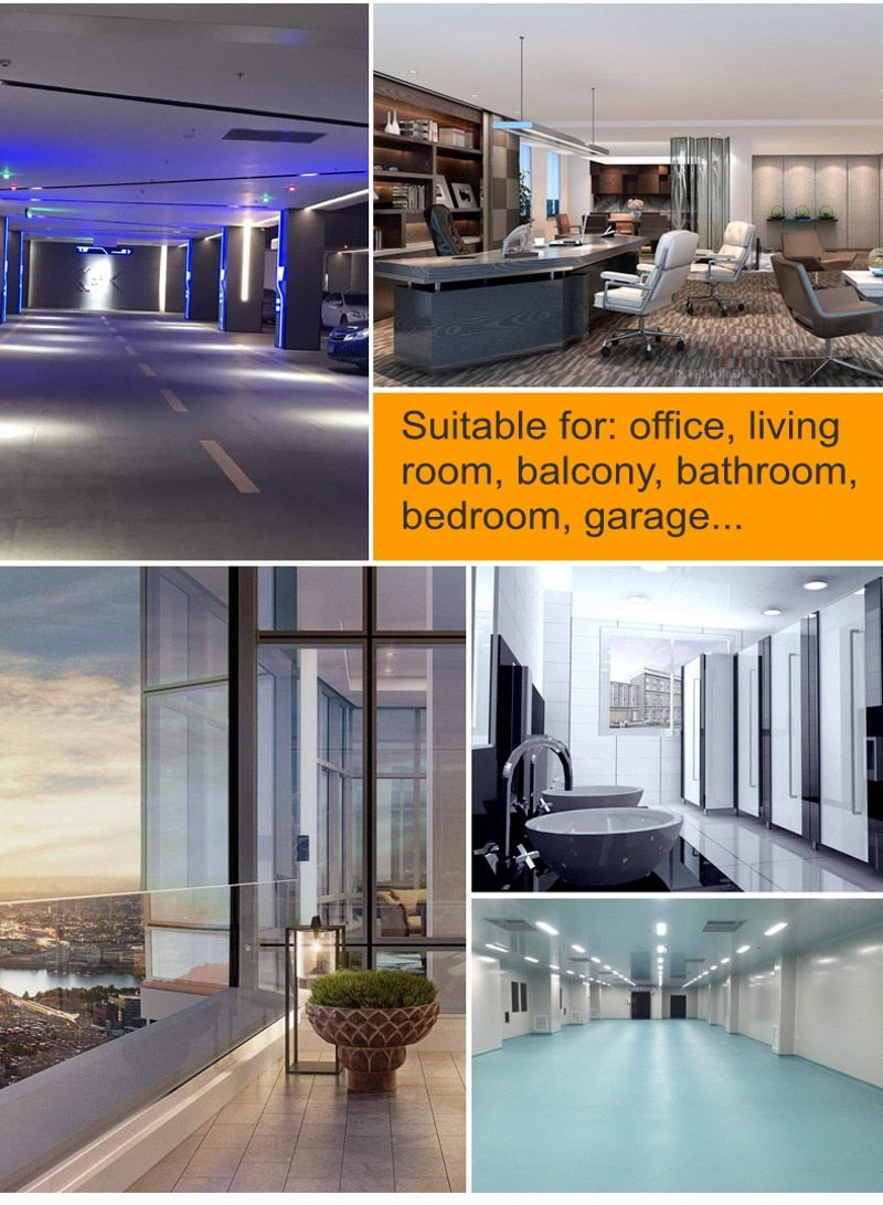 2021 LED Panel Circle Ring Light SMD2835 12W 18W 24W 36W LED Round /Square Ceiling decoration Ceiling Lamp AC 220V downlight