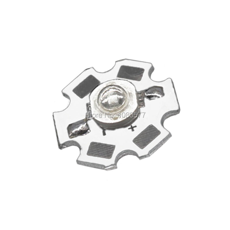 3W UV High Power LED Chip SMD Light Beads Ultra Violet 365nm 385nm 395nm 400nm 405nm 420nm For SpotLight Downlight Lamp Bulb