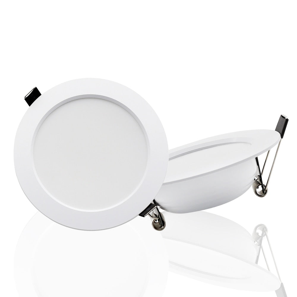 LED Downlight Ceiling 7W 9W 12W 15W 18W 6Pcs/lot AC 220V 240V Waterproof Round Recessed Spot Light Home Decor Warm Cold White