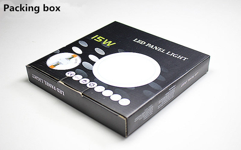 Ultra Thin LED Panel Light 6W 8W 15W 20W Aluminum Round Ceiling Recessed Downlight Open Hole Adjustable 85-265V 3000/4000/6000K