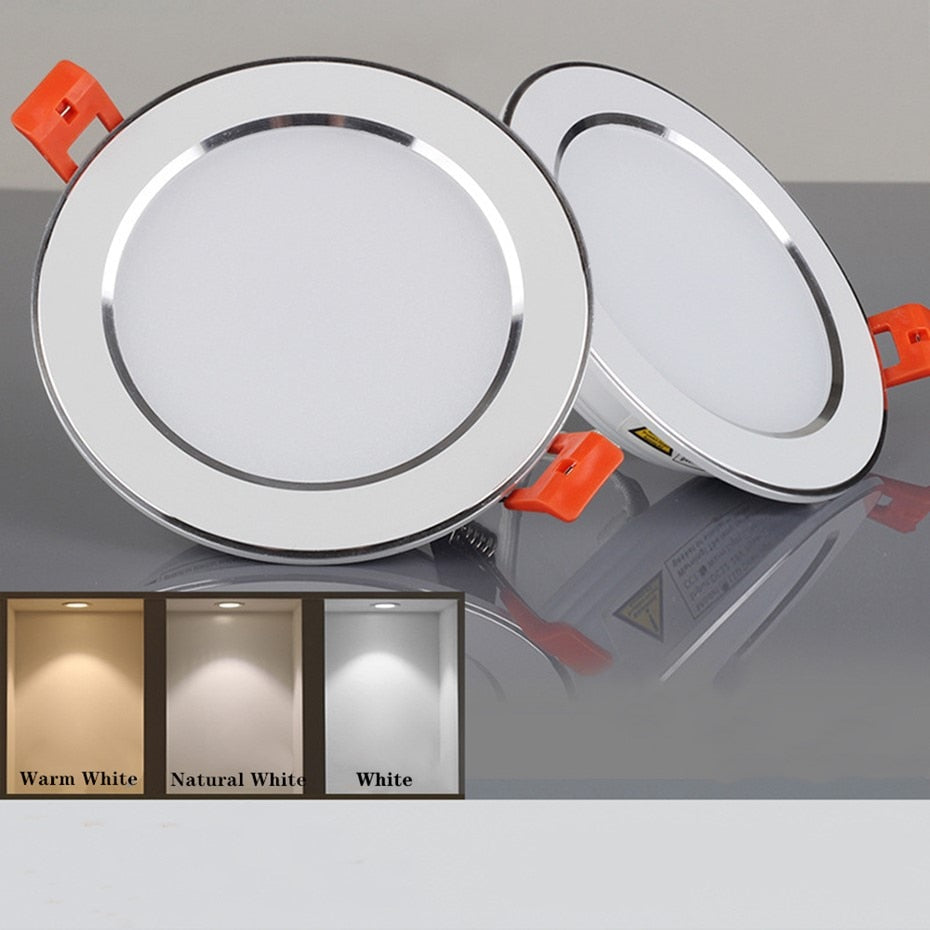 Recessed Round led Ceiling Lamp LED Downlight 12W 9W 7W 5W 220V 230V 240V LED Bulb Indoor Bedroom Kitchen LED Spot Lighting