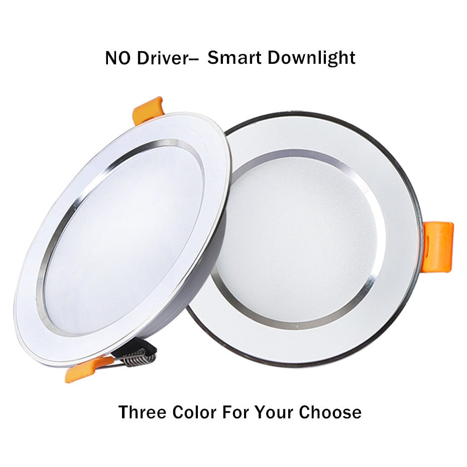 Recessed Round led Ceiling Lamp LED Downlight 12W 9W 7W 5W 220V 230V 240V LED Bulb Indoor Bedroom Kitchen LED Spot Lighting