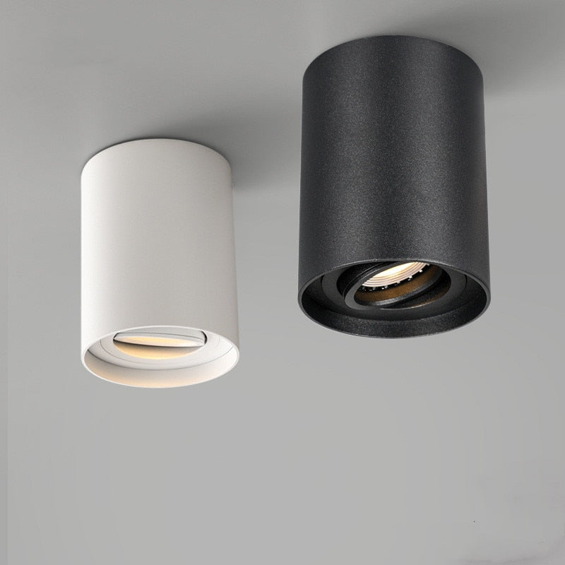 Surface Mounted Dimmable LED Downlight+Replaceable GU10 LED Bulb 9W 12W 15W LED Ceiling Spot Light 3000K/4000K/6000K