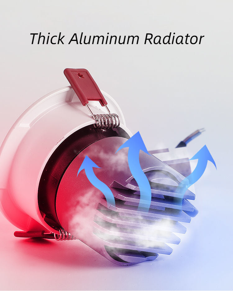 Embedded LED Ceiling Spotlight 5W/7W/12W/20W Bedroom Indoor Lighting Home Lighting Dimmable LED Downlight Anti-glare Spotlight