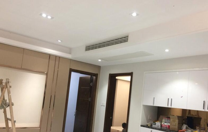 Square Dimmable Ceiling Recessed LED Downlights Ceiling Lamp 14W/20W 24W 30W AC85-260V COB Spot Lights Indoor Lighting