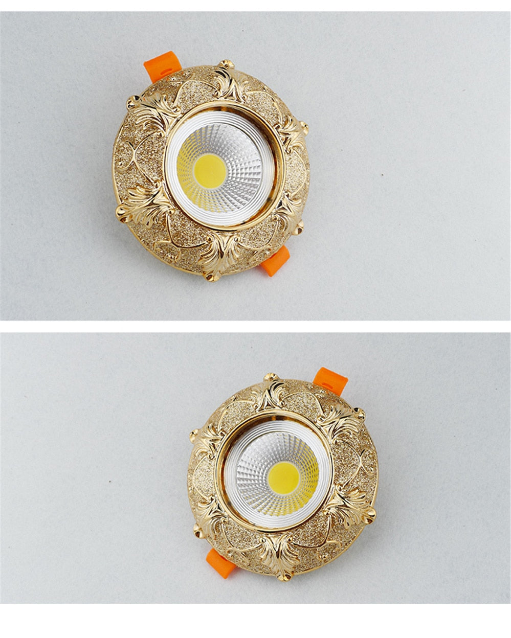 Europe Luxury Golden Retro Resin Cob Led Ceiling Lamp For Hallway Foyer Decor Spots Recessed Bull'S Eye Downlights 5W 7W 220V