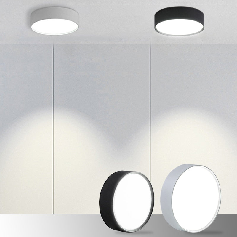 Downlights Ceiling Led AC185-265V 15W 9W 7W Ultra-thin 3CM Spot Light Ceiling Dimmable Lamp Fixture For Porch Kitchen Corridor