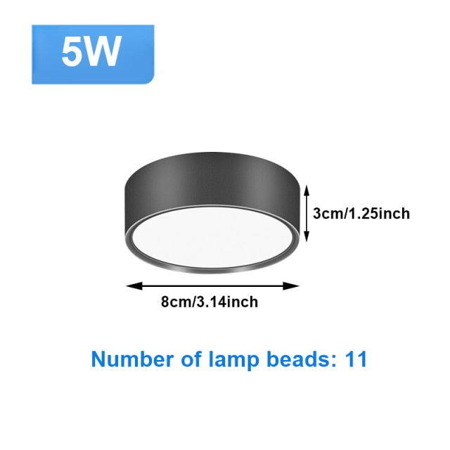 Ultra Thin LED Downlight Ceiling Lamp AC110-265V 5/10/15/25W Spot Led Lighting Fixture Panel Ceiling For Bedroom Corridor Stair