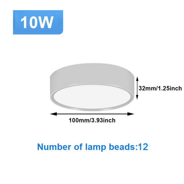 Ultra Thin LED Downlight Ceiling Lamp AC110-265V 5/10/15/25W Spot Led Lighting Fixture Panel Ceiling For Bedroom Corridor Stair